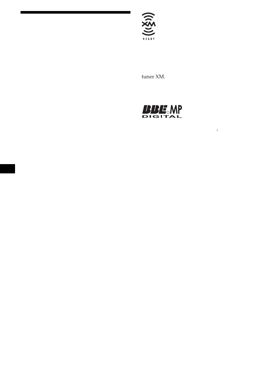 2félicitations | Sony CDX-M9905X User Manual | Page 46 / 136