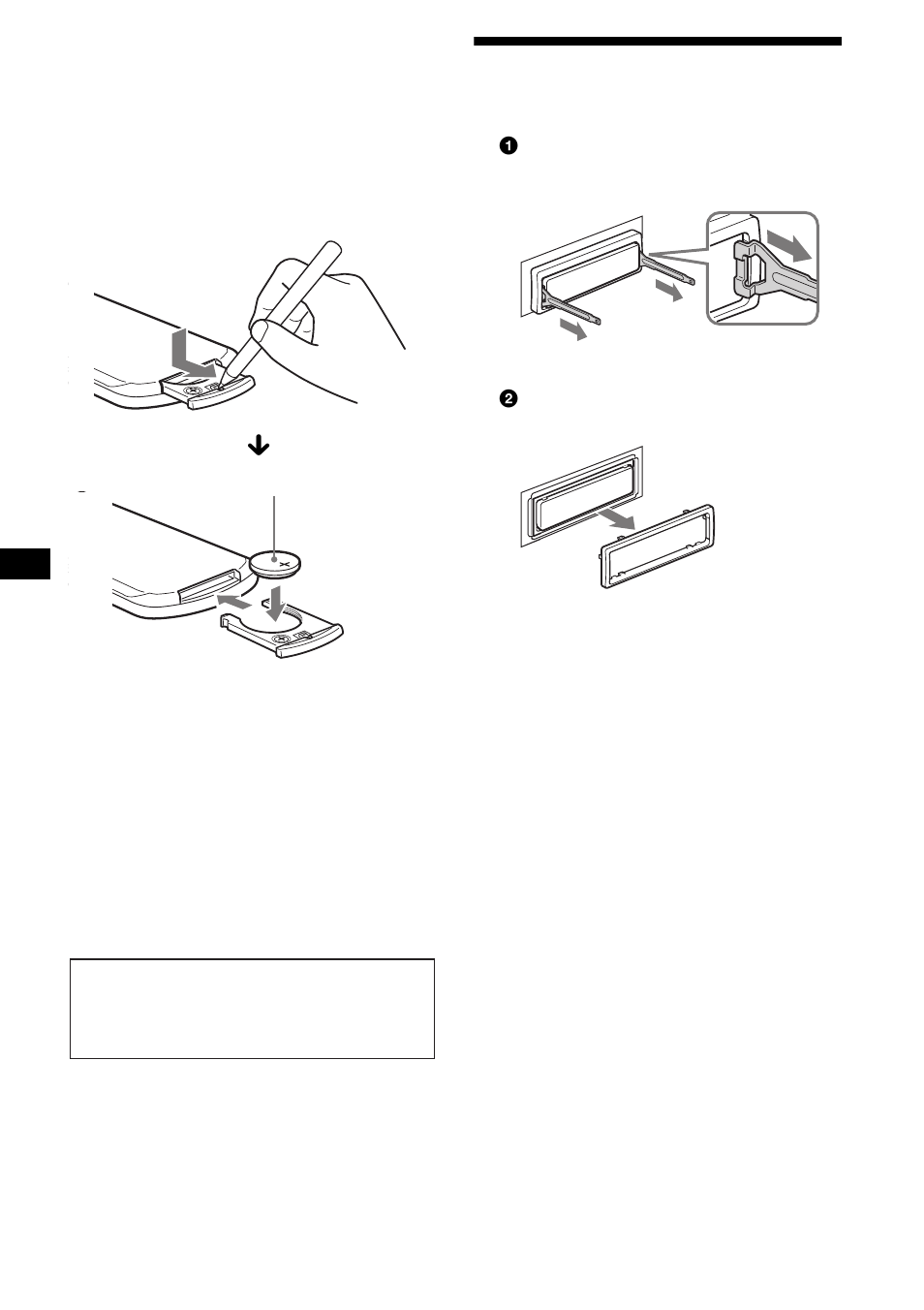 Démontage de l’appareil | Sony CDX-M9905X User Manual | Page 86 / 136