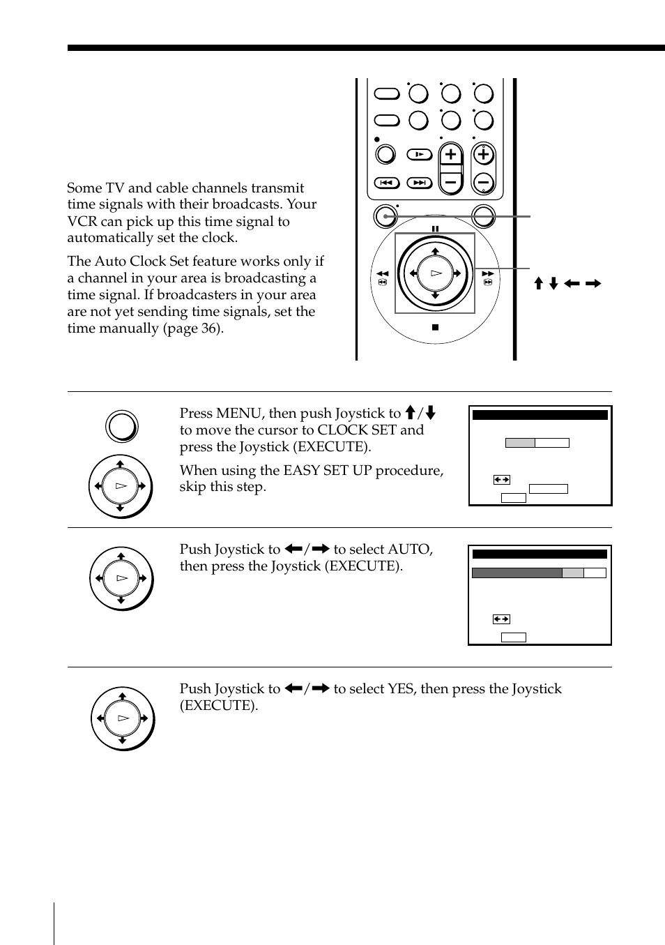Setting the clock, Using the auto clock set feature | Sony SLV-795HF User Manual | Page 32 / 88