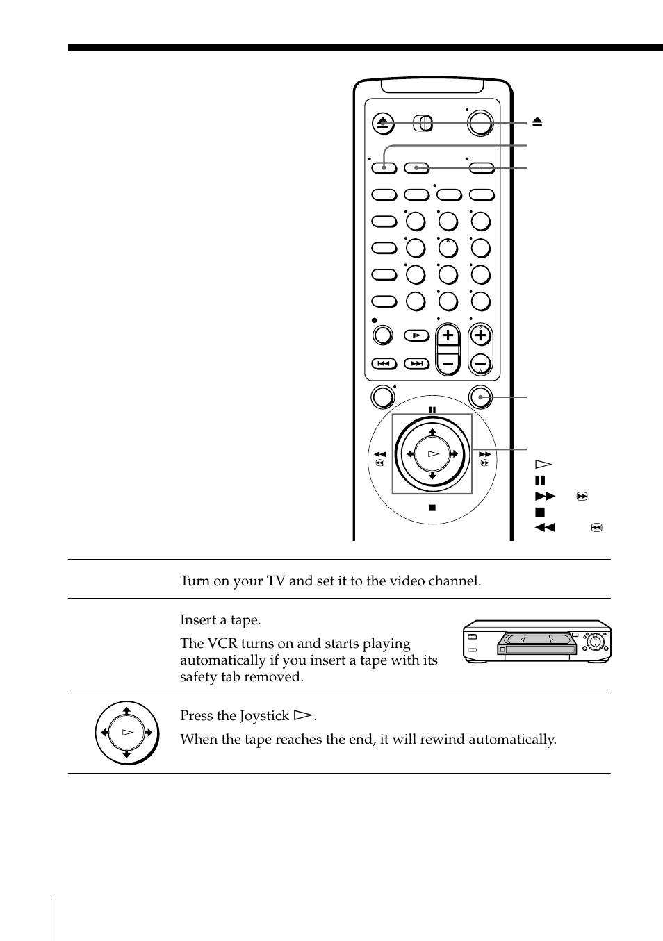 Playing a tape | Sony SLV-795HF User Manual | Page 52 / 88