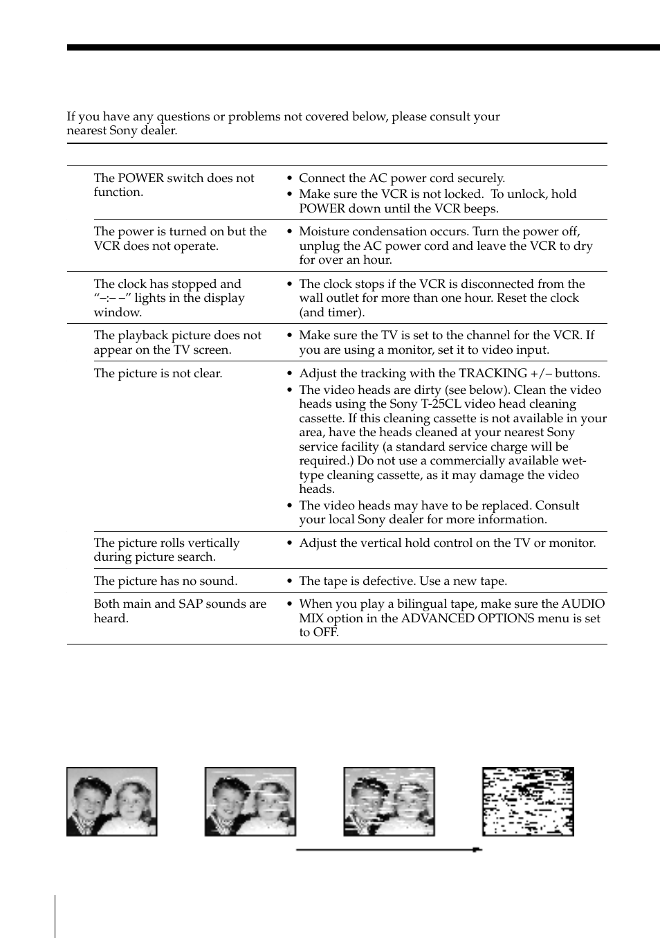 Troubleshooting | Sony SLV-795HF User Manual | Page 78 / 88