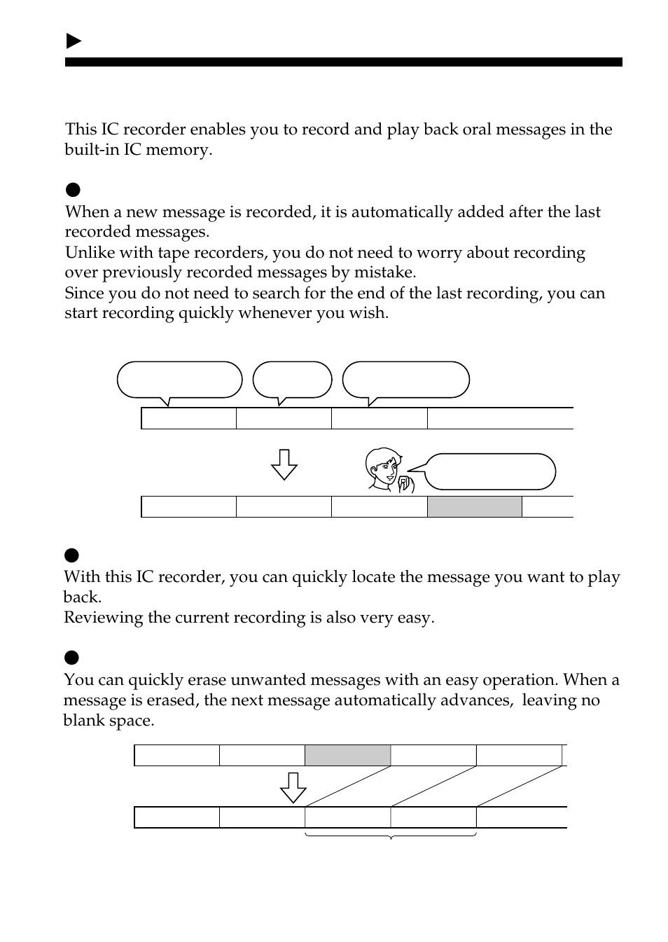 What is an ic recorder, Bbefore you begin | Sony ICD-B10 User Manual | Page 4 / 48