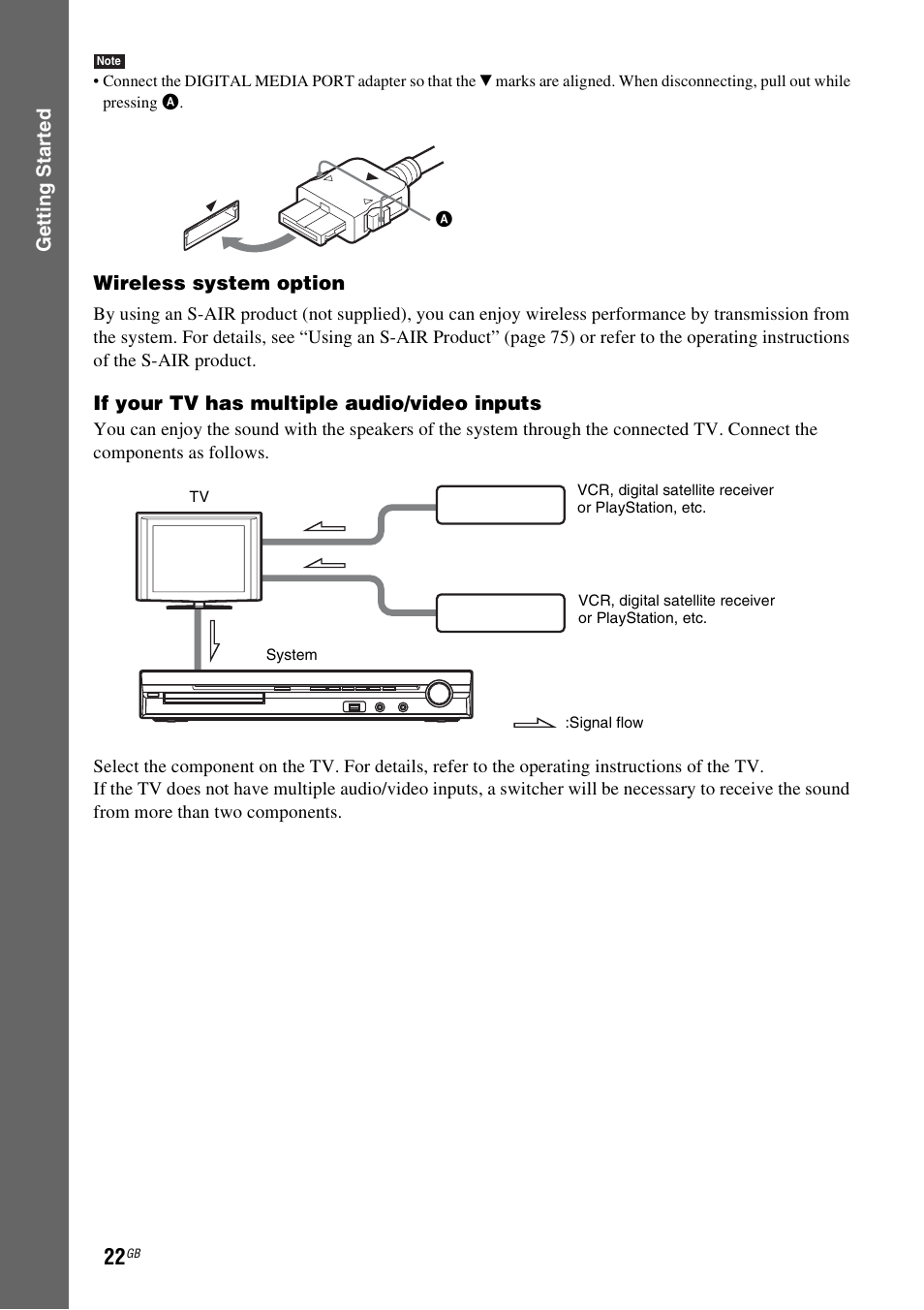 Sony 3-283-040-11(1) User Manual | Page 22 / 116