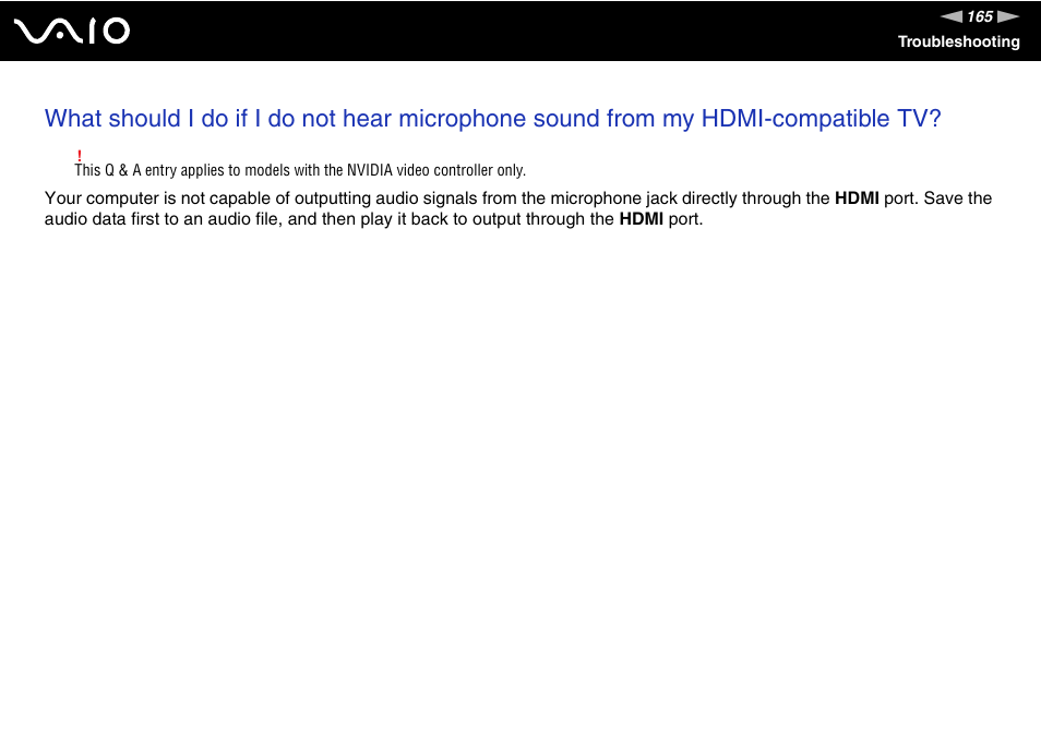 Sony VAIO VGN-FZ Series User Manual | Page 165 / 191