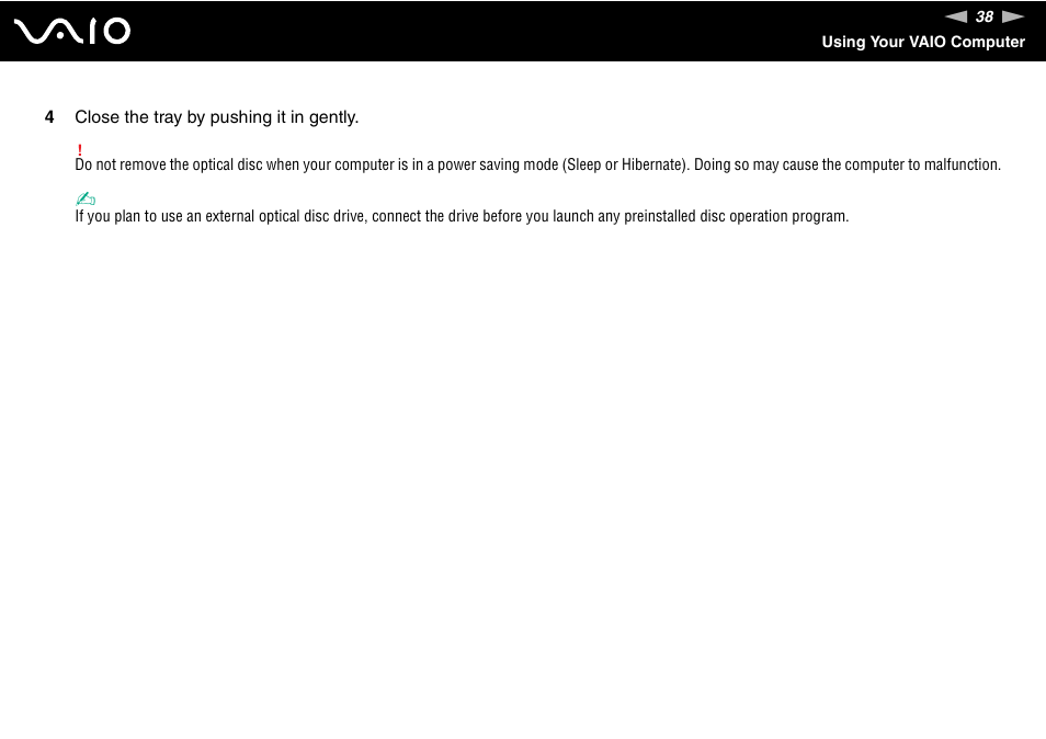 Sony VAIO VGN-FZ Series User Manual | Page 38 / 191