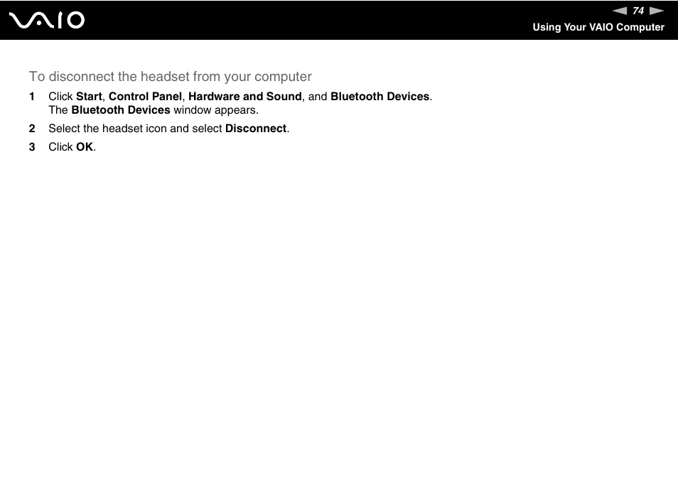 Sony VAIO VGN-FZ Series User Manual | Page 74 / 191