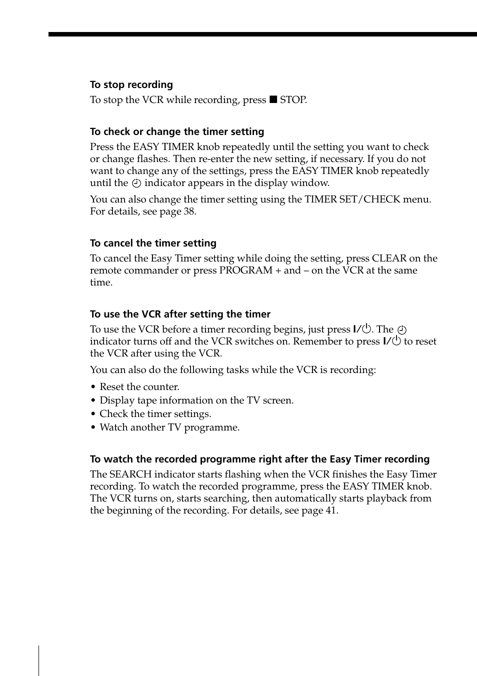 Sony SLV-ED85PS/TH User Manual | Page 30 / 59