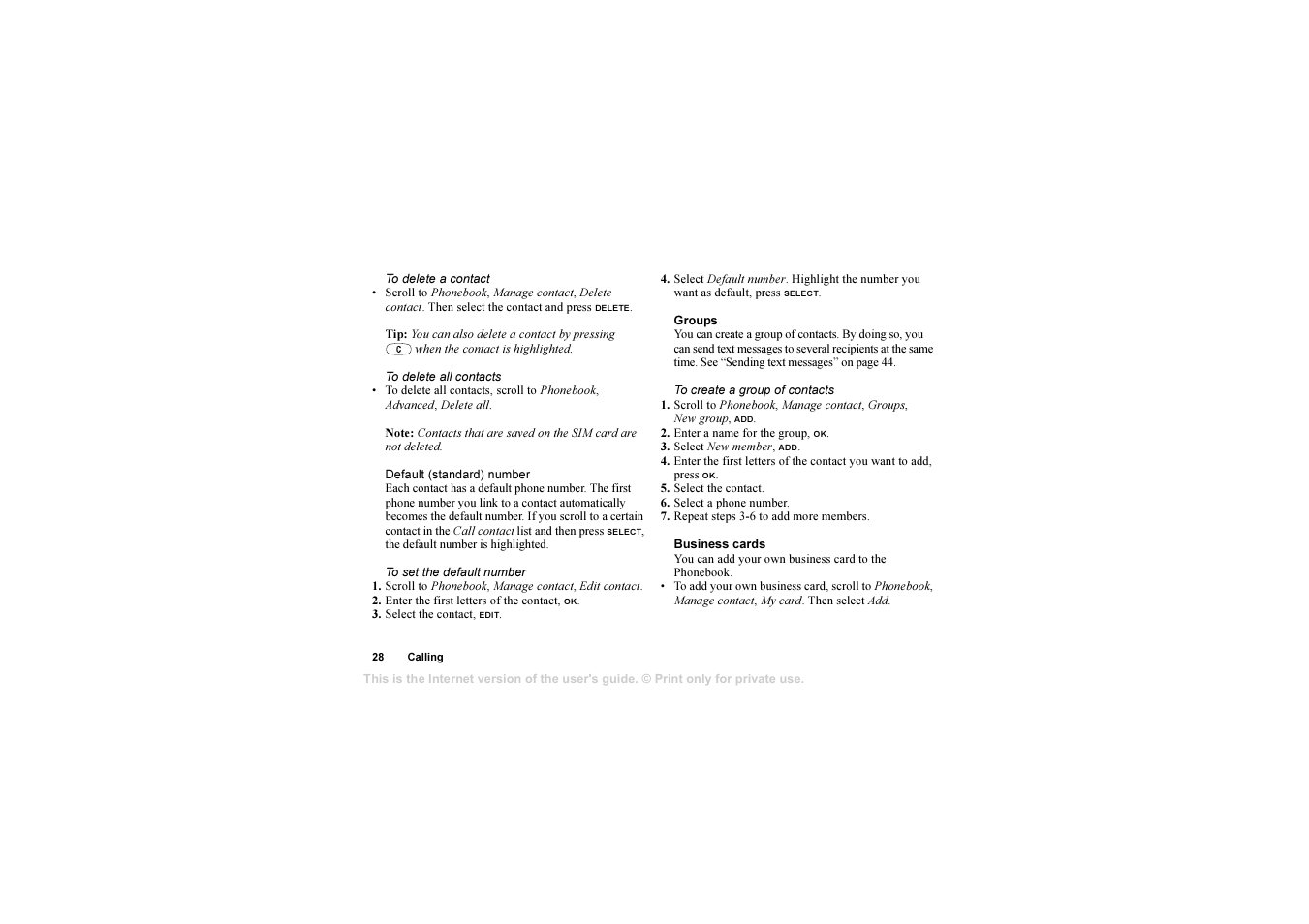 Sony T610 User Manual | Page 28 / 95