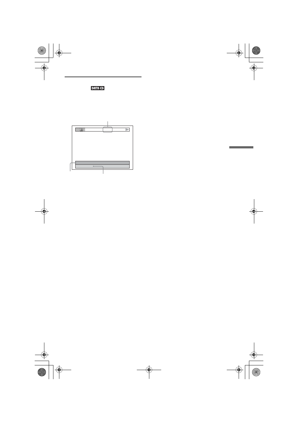 Checking the play information of a data cd | Sony DVP-NS530 User Manual | Page 47 / 76