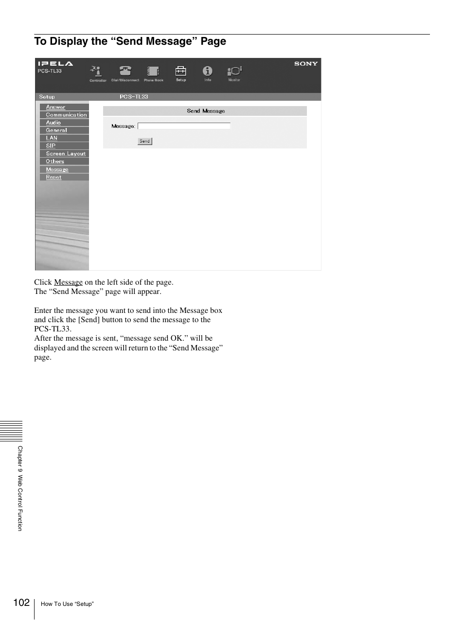 Sony PCS-TL33 User Manual | Page 102 / 129