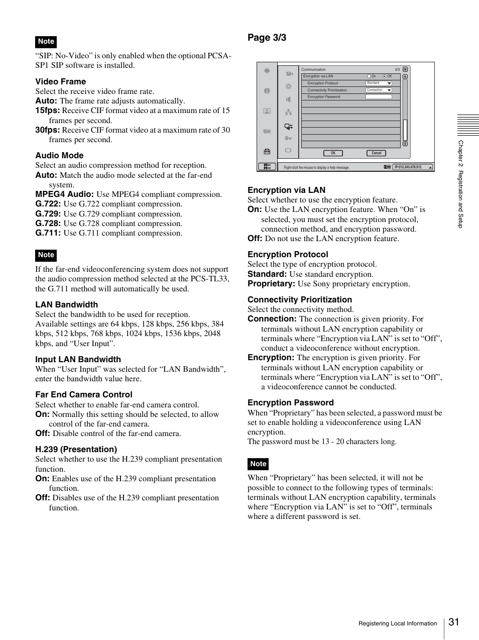 Page 3/3 | Sony PCS-TL33 User Manual | Page 31 / 129