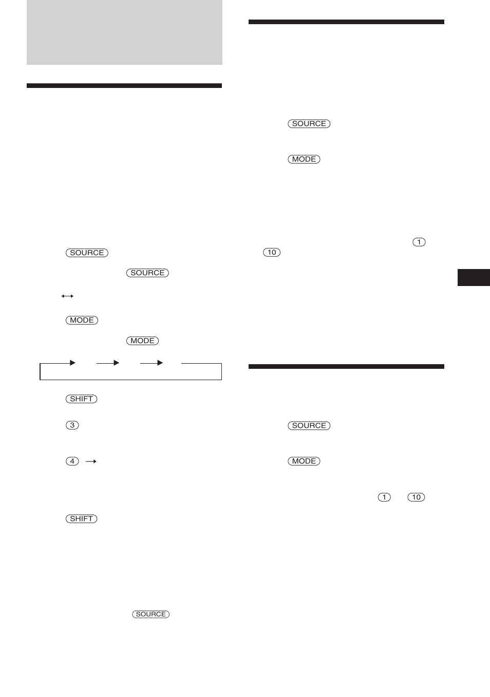 Radio | Sony CDX-4480ESP User Manual | Page 9 / 38