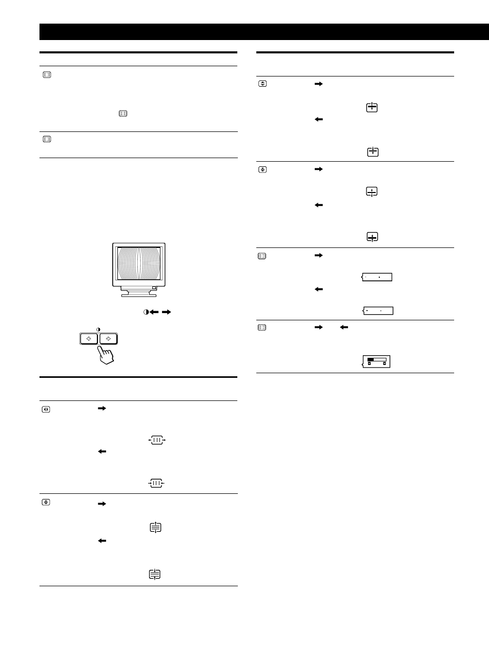 Einstellen des monitors | Sony GDM-200PST9 User Manual | Page 54 / 104