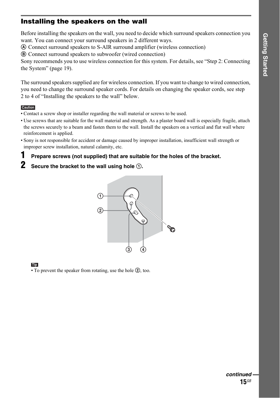 Sony 3-299-549-11(1) User Manual | Page 15 / 127
