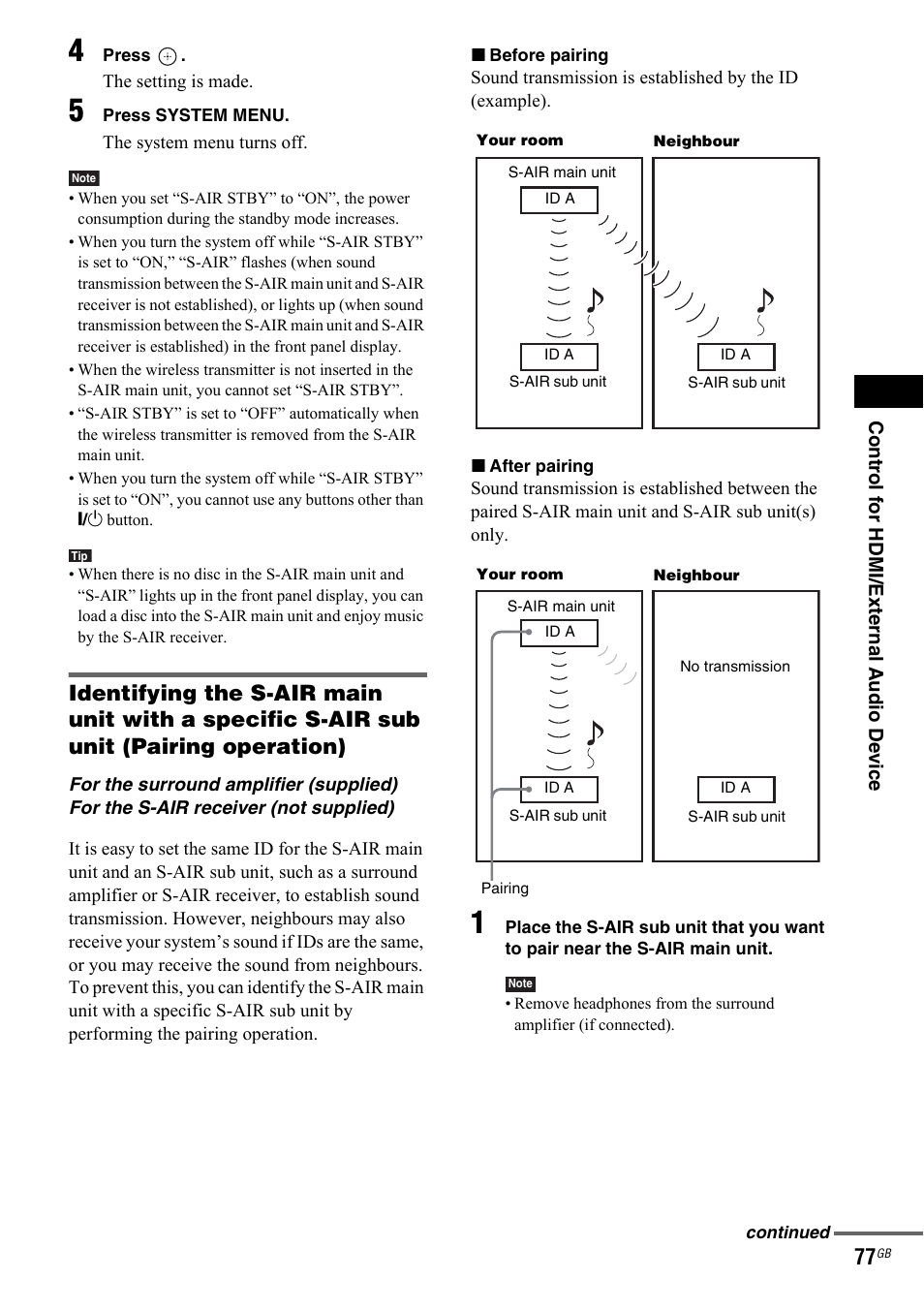 Sony 3-299-549-11(1) User Manual | Page 77 / 127