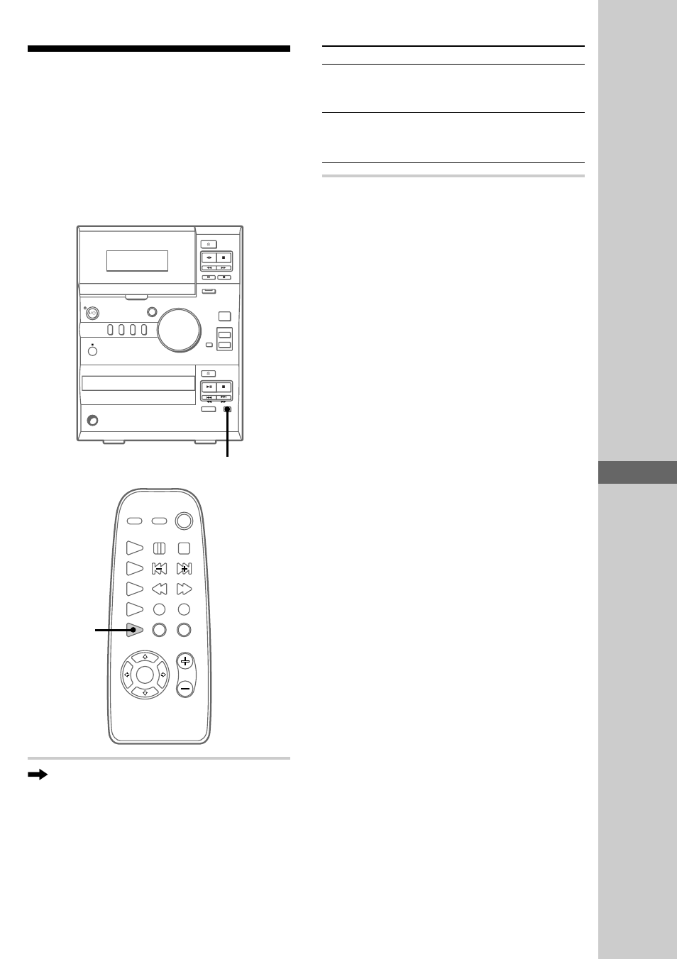 Playing cd tracks repeatedly — repeat play, Playing cd tracks repeatedly, The cd player | Repeat play, Basic operations/the cd player, Repeat cd repeat | Sony CMT-CP1 User Manual | Page 19 / 36