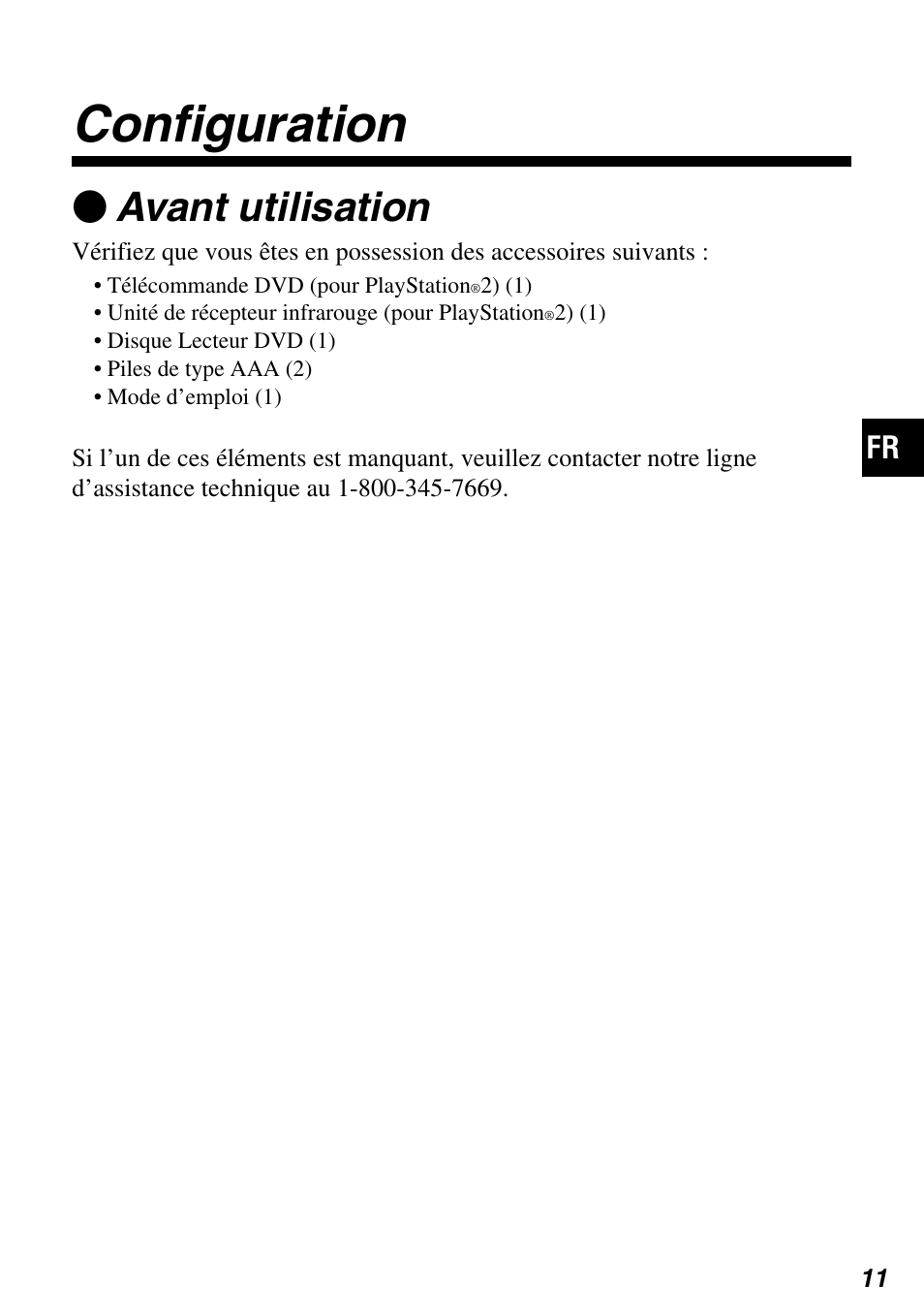 Configuration, Zavant utilisation | Sony SCPH-97042 User Manual | Page 67 / 170