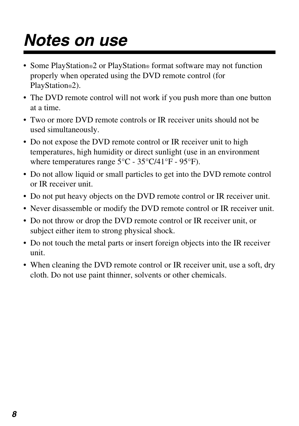 Sony SCPH-97042 User Manual | Page 8 / 170