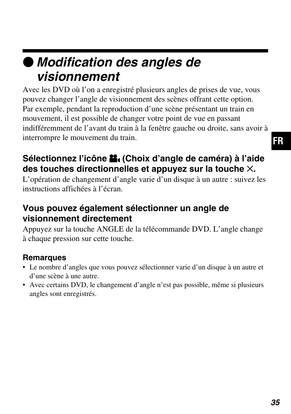 Zmodification des angles de visionnement | Sony SCPH-97042 User Manual | Page 91 / 170