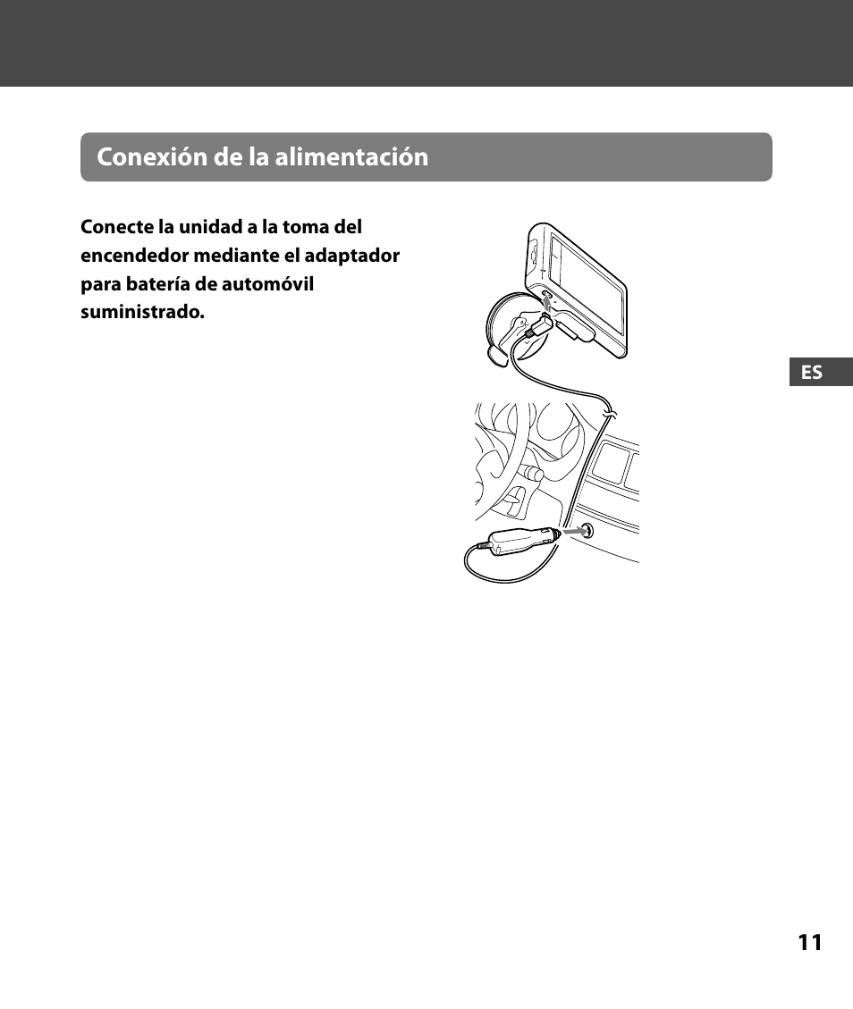 Conexión de la alimentación | Sony 4-000-805-11 User Manual | Page 67 / 88