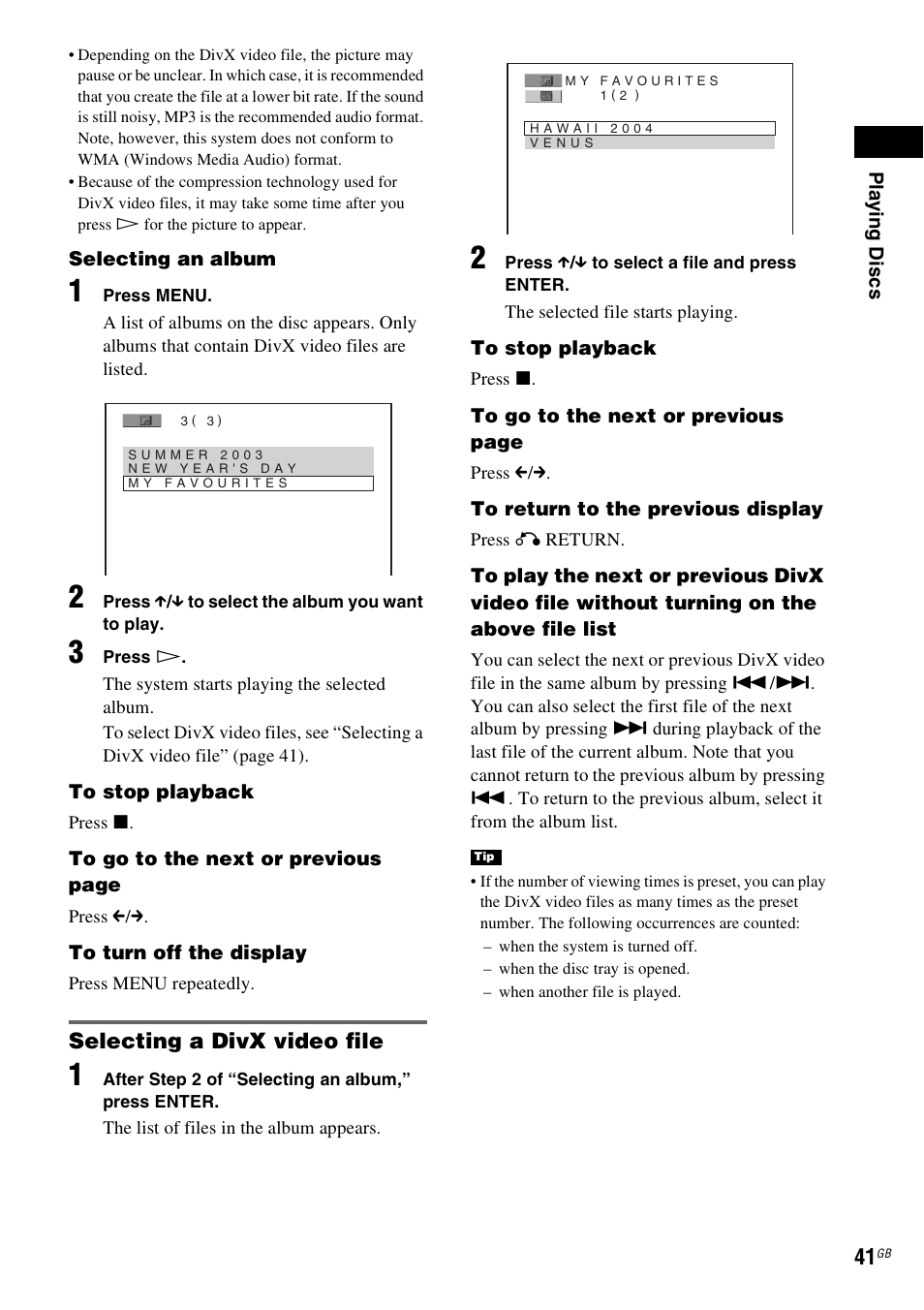 Sony SRSDZ10 User Manual | Page 41 / 92
