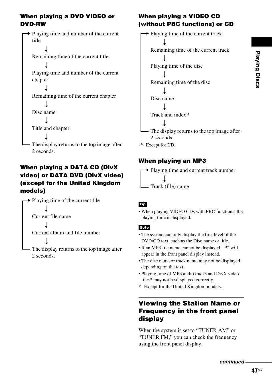 Sony SRSDZ10 User Manual | Page 47 / 92