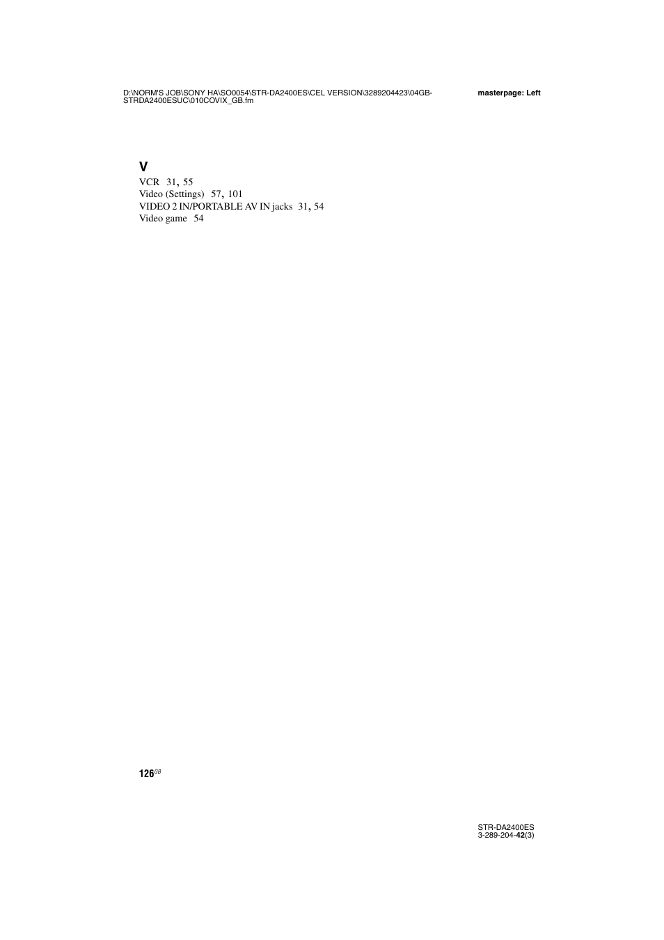 Sony 3-289-204-42(3) User Manual | Page 126 / 128