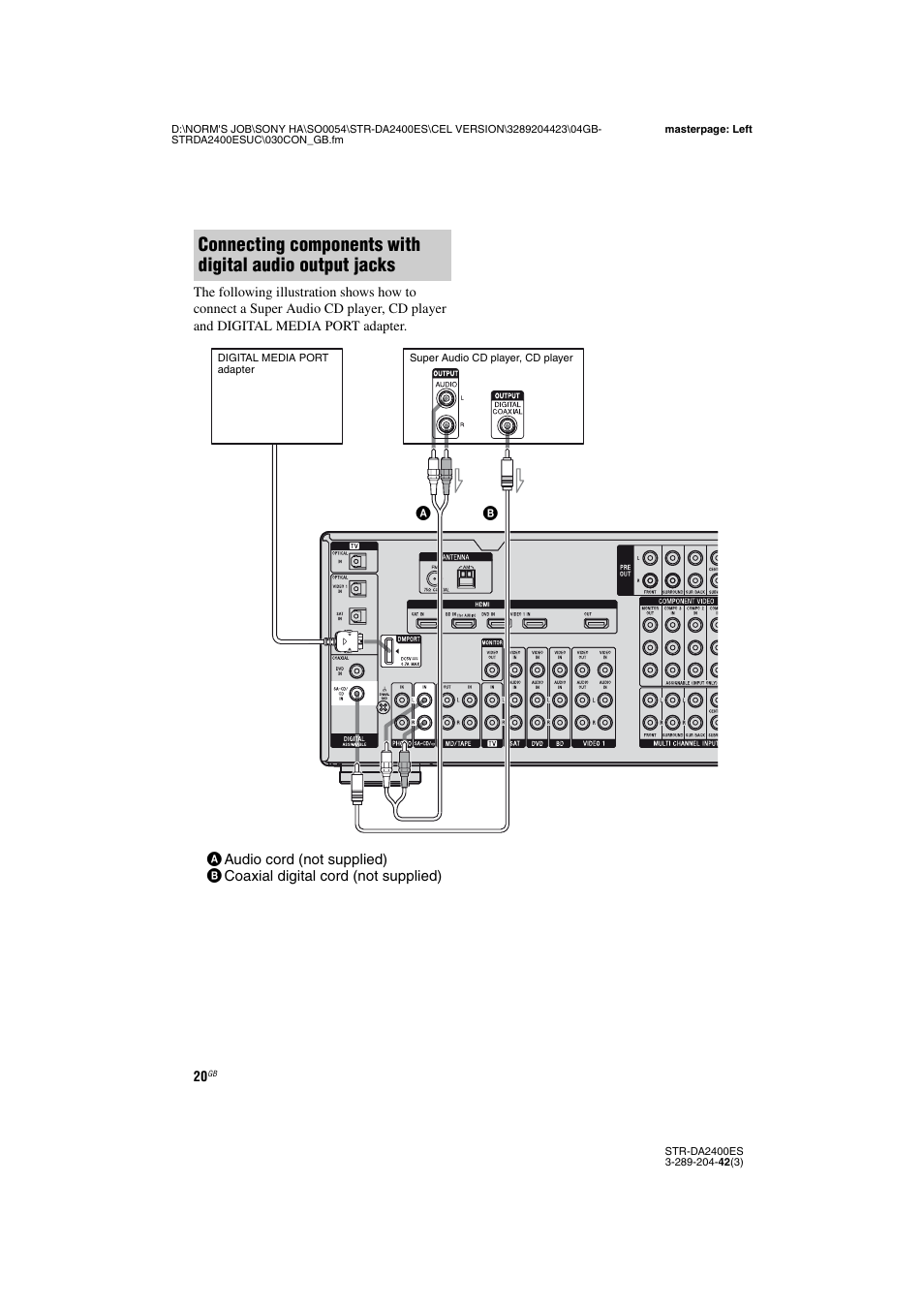 Sony 3-289-204-42(3) User Manual | Page 20 / 128