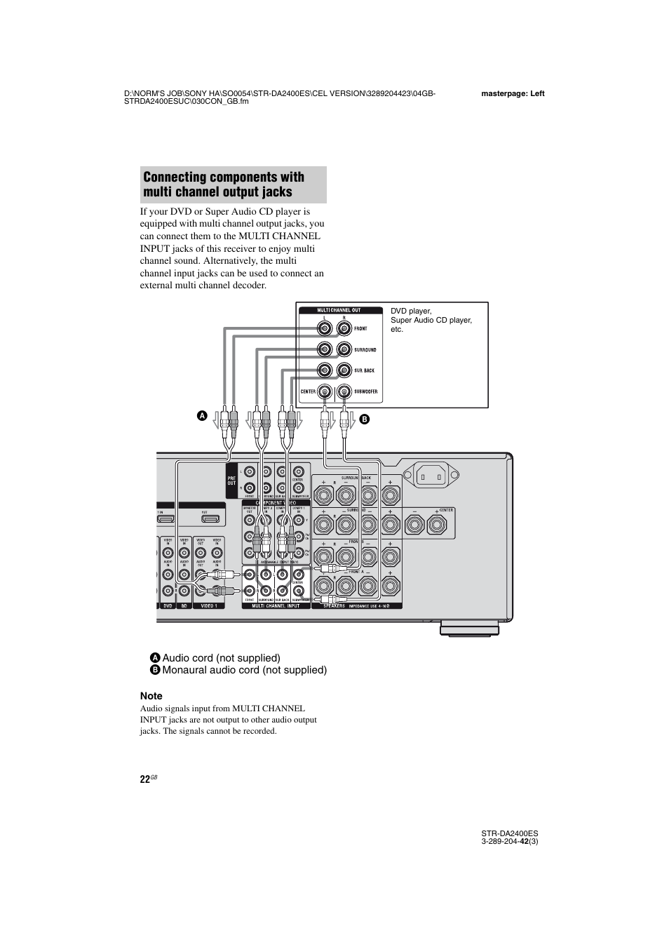 Sony 3-289-204-42(3) User Manual | Page 22 / 128