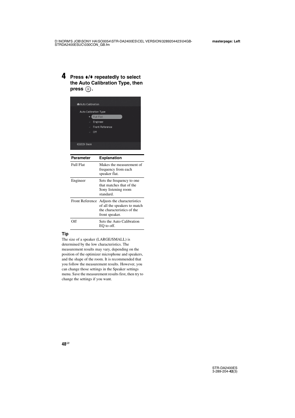 Sony 3-289-204-42(3) User Manual | Page 48 / 128