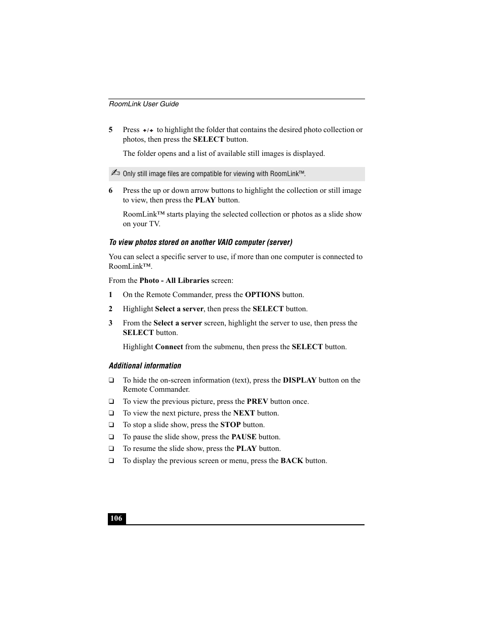 Additional information | Sony PCNA-MR10 User Manual | Page 106 / 132