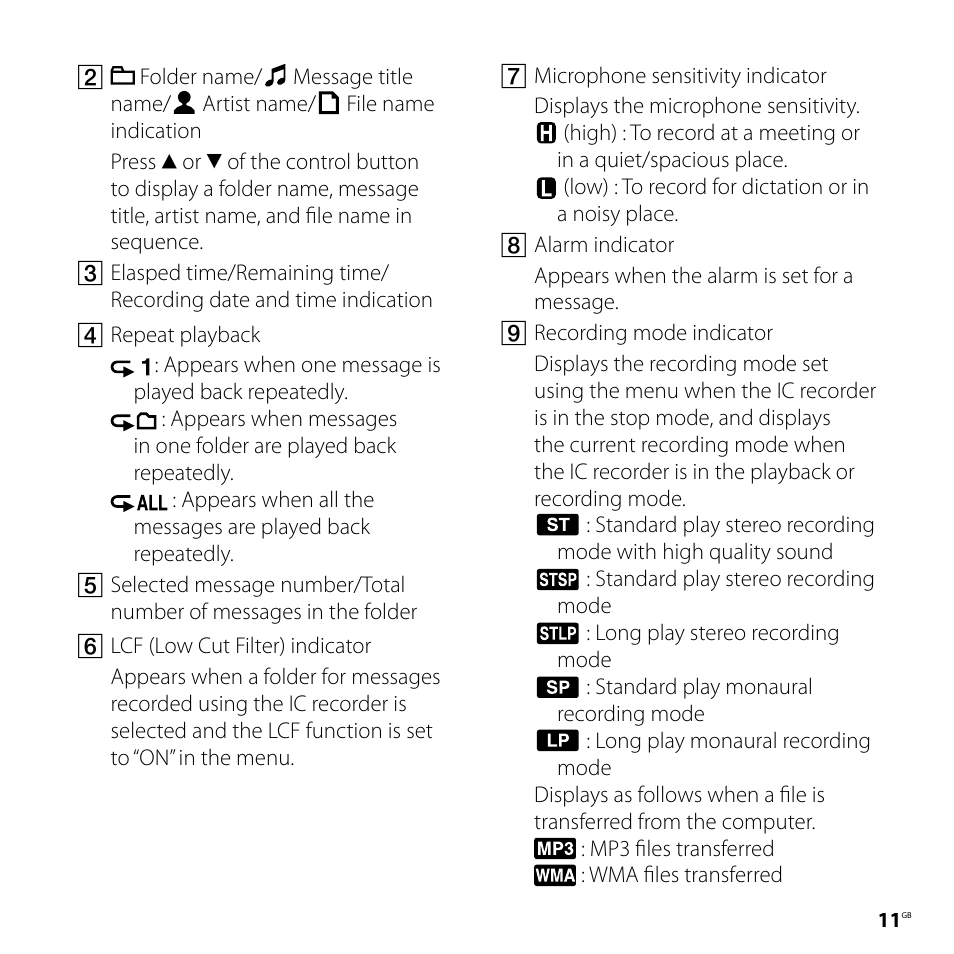 Sony CD-UX71 User Manual | Page 11 / 116