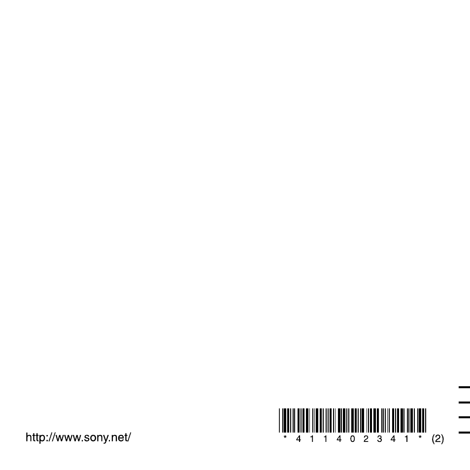 Sony CD-UX71 User Manual | Page 116 / 116