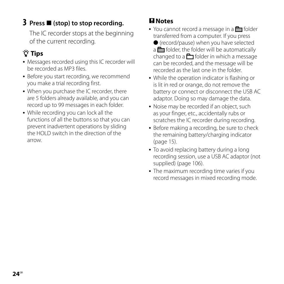 Sony CD-UX71 User Manual | Page 24 / 116