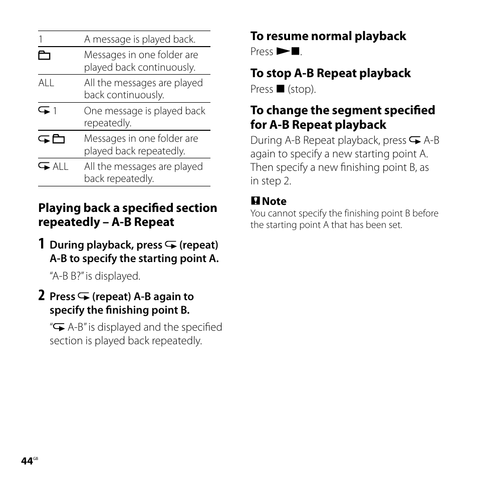 Sony CD-UX71 User Manual | Page 44 / 116