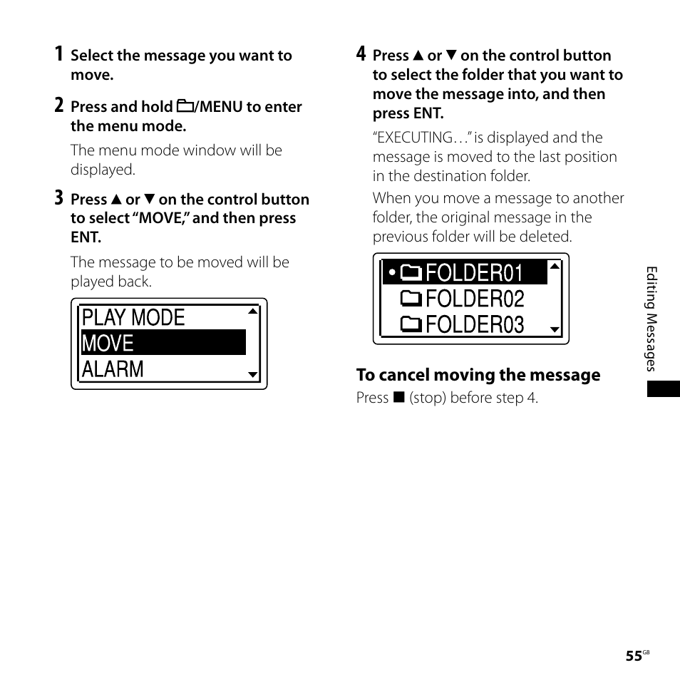 Sony CD-UX71 User Manual | Page 55 / 116