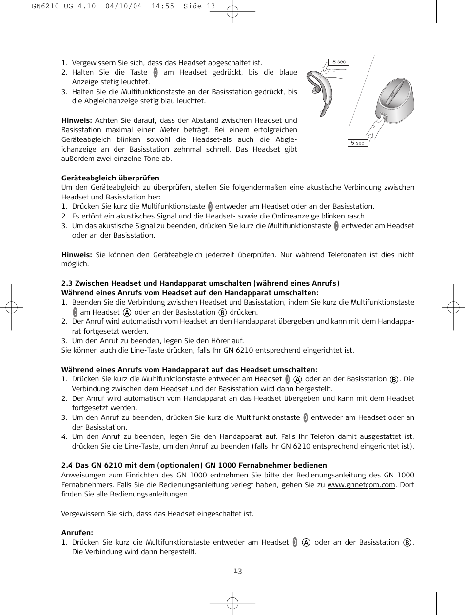 Sony FR 20 User Manual | Page 13 / 37