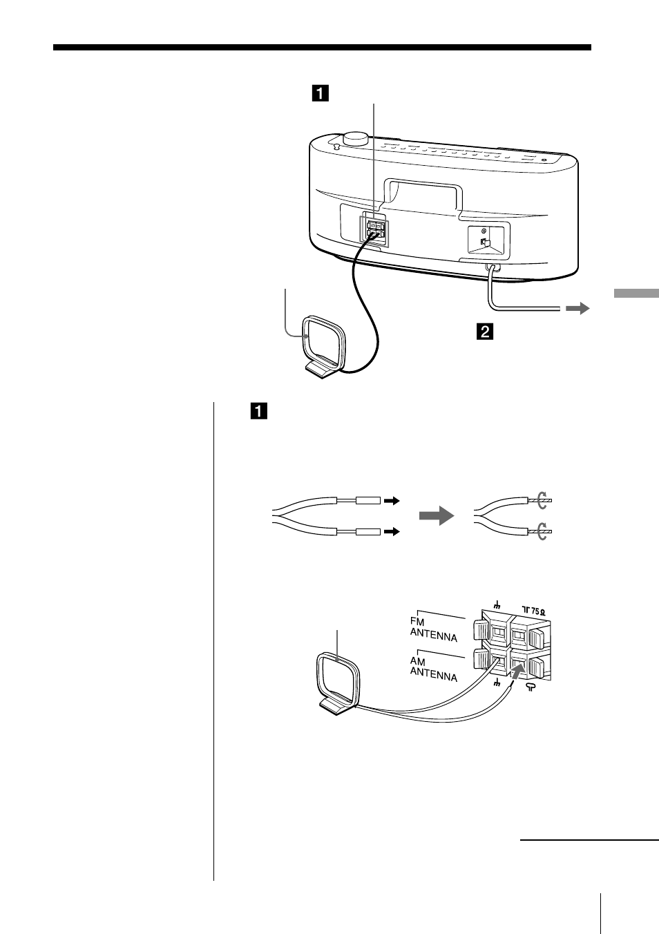 Setting up, Preparing the system | Sony ZS-2000 User Manual | Page 25 / 36