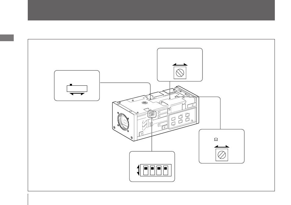 S1 r/b sync on/off, S101 hd/vd int/ext | Sony XC-003 User Manual | Page 20 / 48