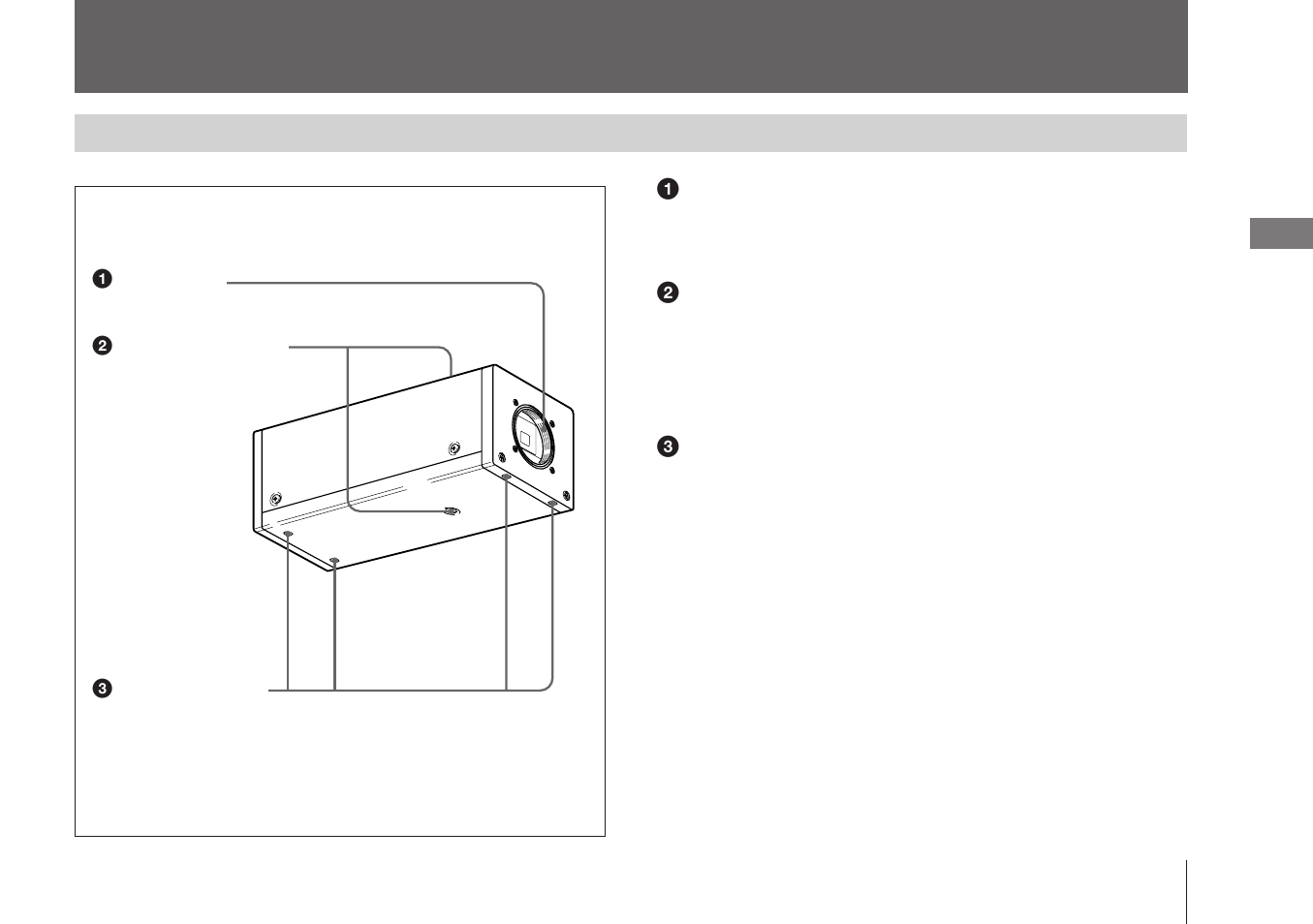Location of parts and controls | Sony XC-003 User Manual | Page 27 / 48