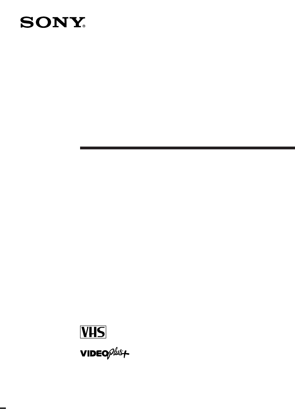 Sony SLV-E230UY User Manual | 52 pages