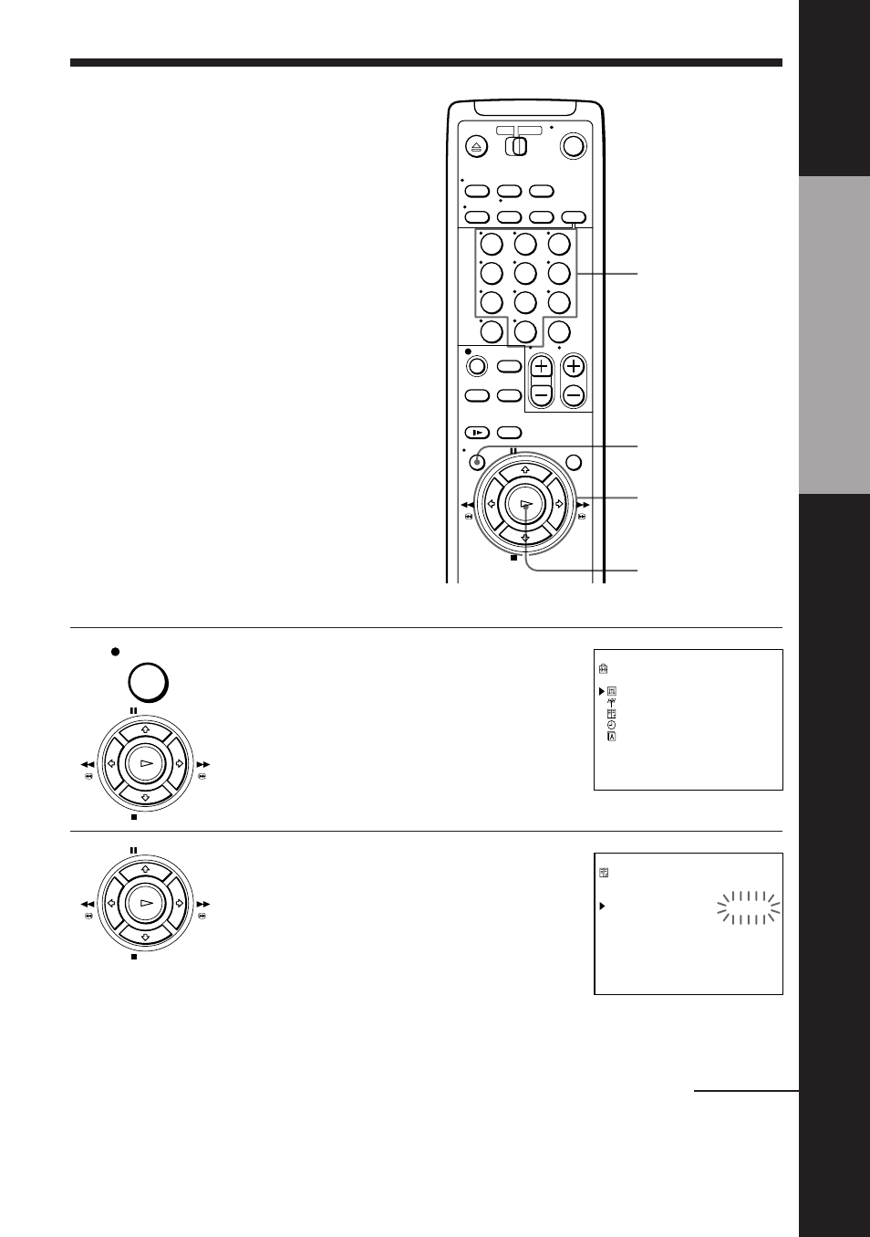 Manual setup — setting up video plus, Getting started | Sony SLV-E230UY User Manual | Page 17 / 52