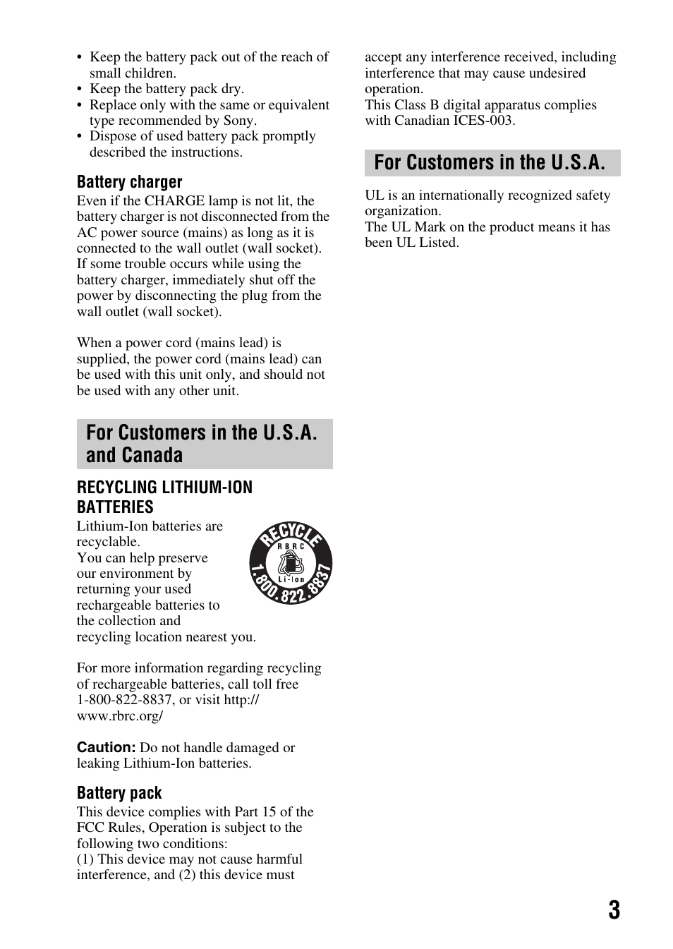 Sony a (alpha) SLT-A55VL User Manual | Page 3 / 203