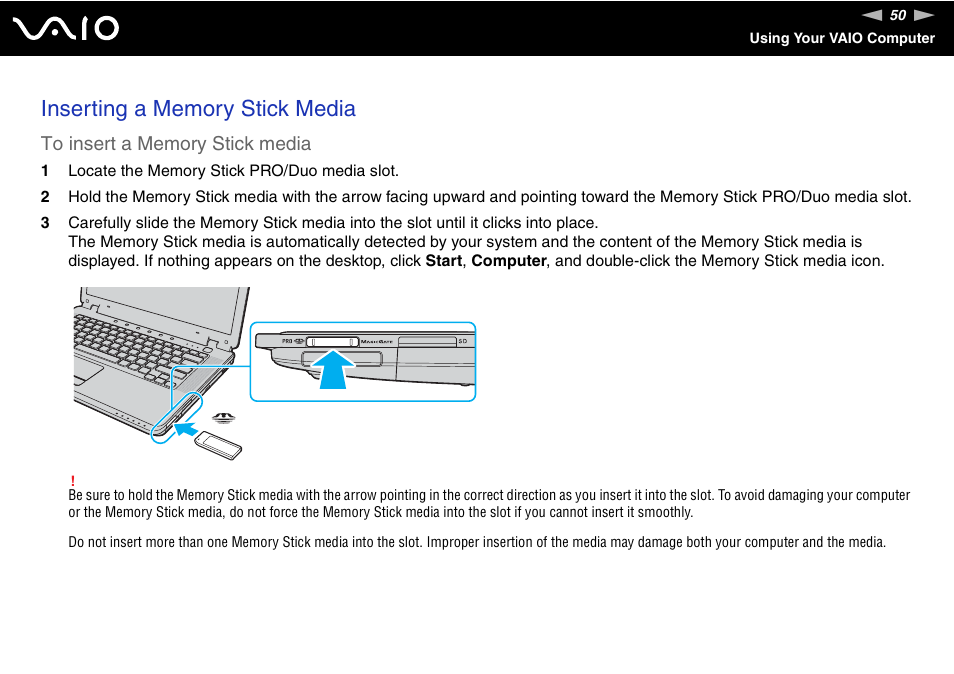 Sony VGN-CR100 User Manual | Page 50 / 194