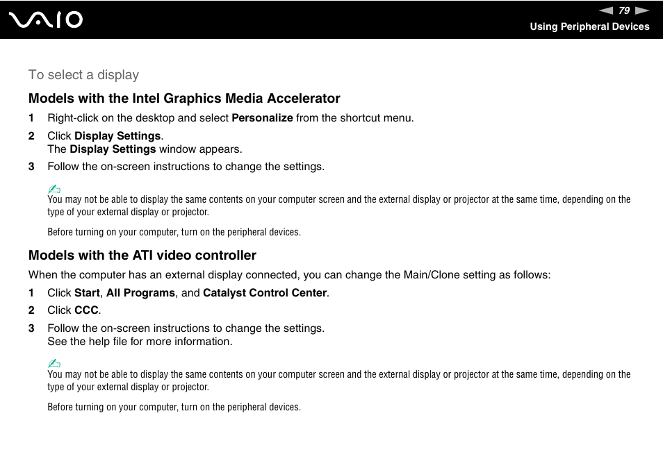 Sony VGN-CR100 User Manual | Page 79 / 194