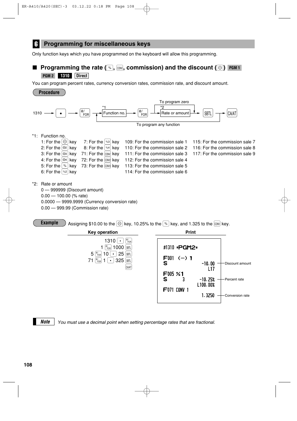 Sony ER-A420 User Manual | Page 110 / 190