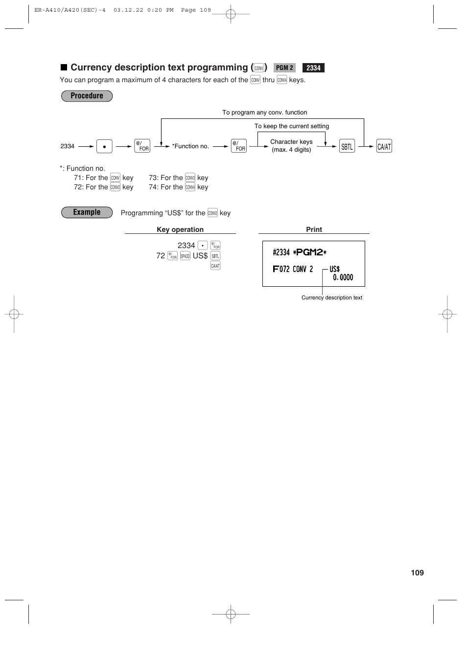 Sony ER-A420 User Manual | Page 111 / 190