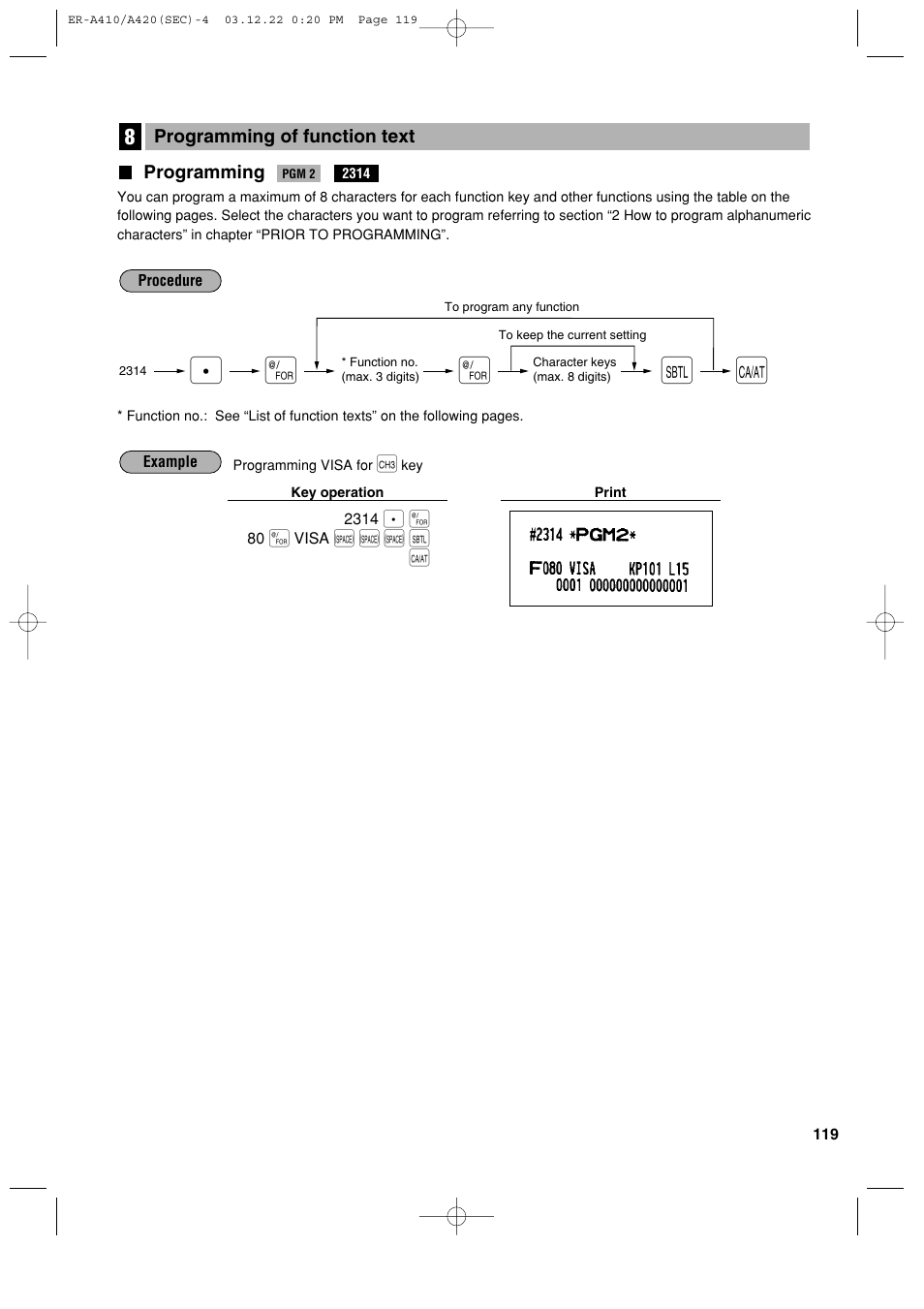 Sony ER-A420 User Manual | Page 121 / 190