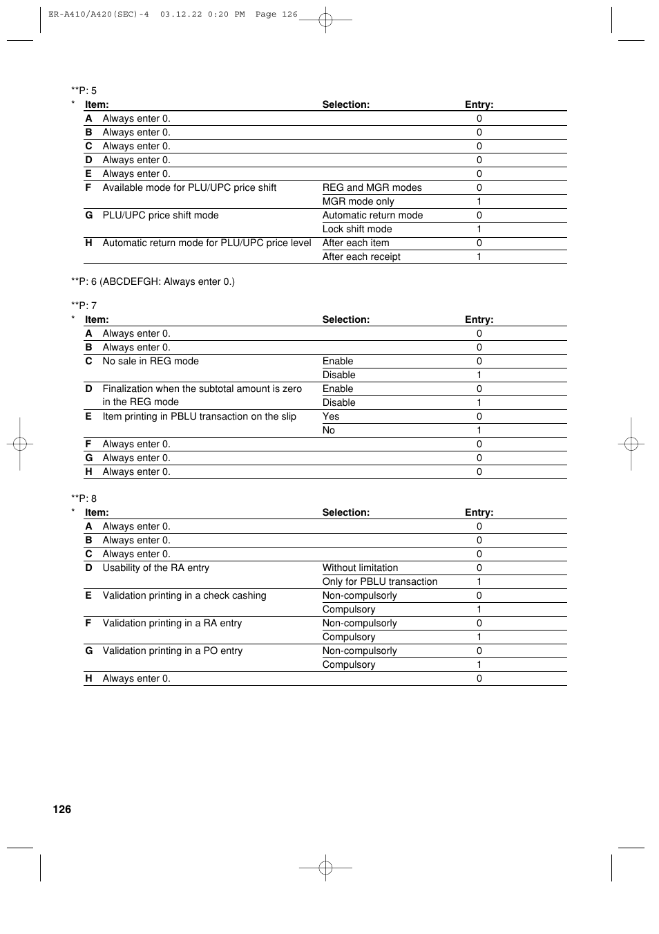 Sony ER-A420 User Manual | Page 128 / 190