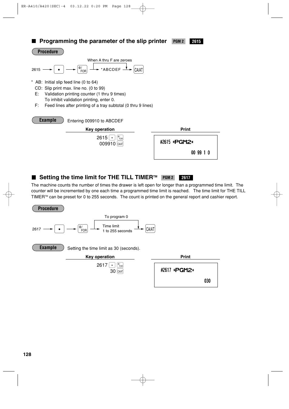 Sony ER-A420 User Manual | Page 130 / 190